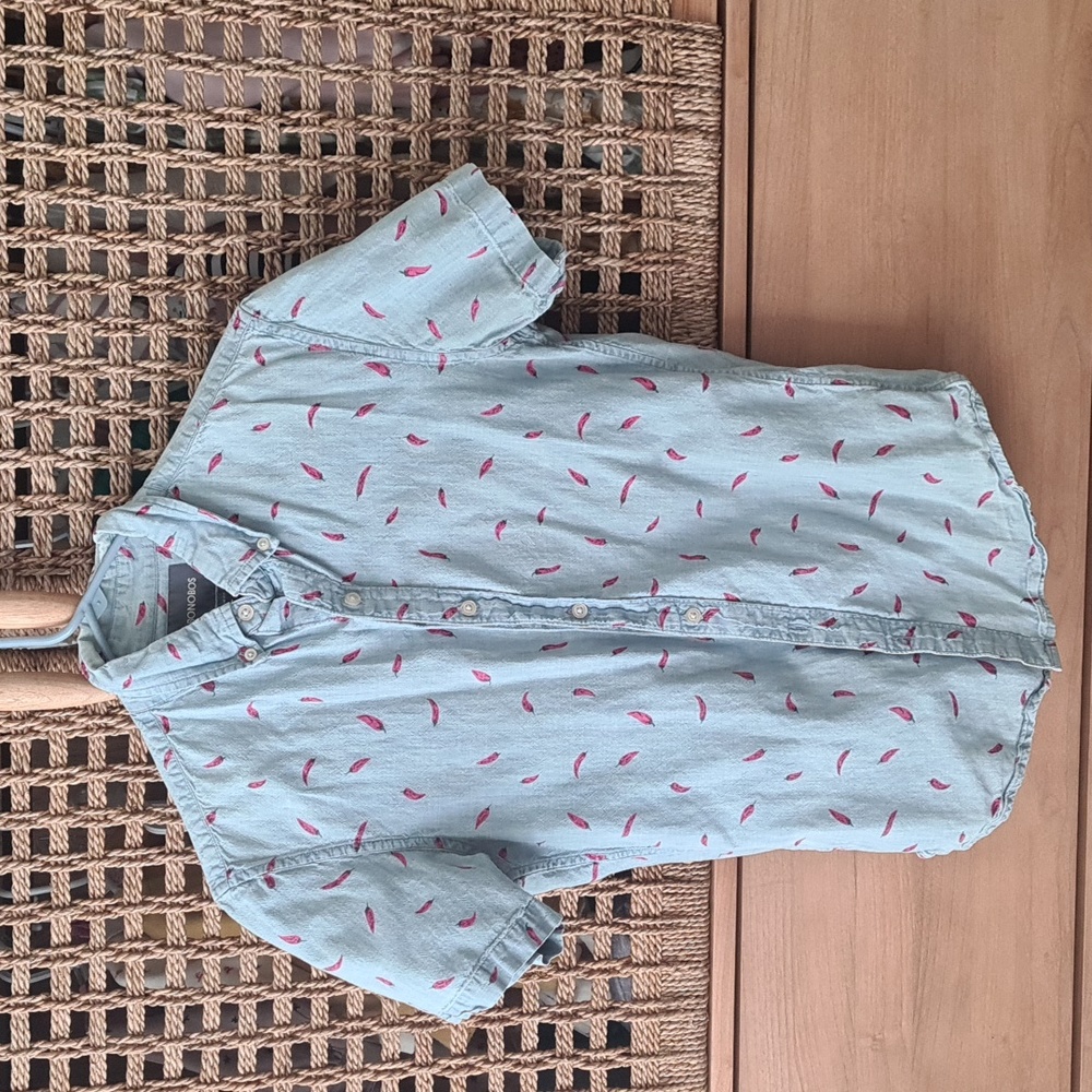 Bonobos Short Sleeve Chambray Shirt - Men's